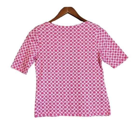 3 for $30! Charter club patterned pink top - Picture 7 of 7